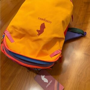 Cotopaxi Vibrant Orange and Pink Backpack Allpa 20L